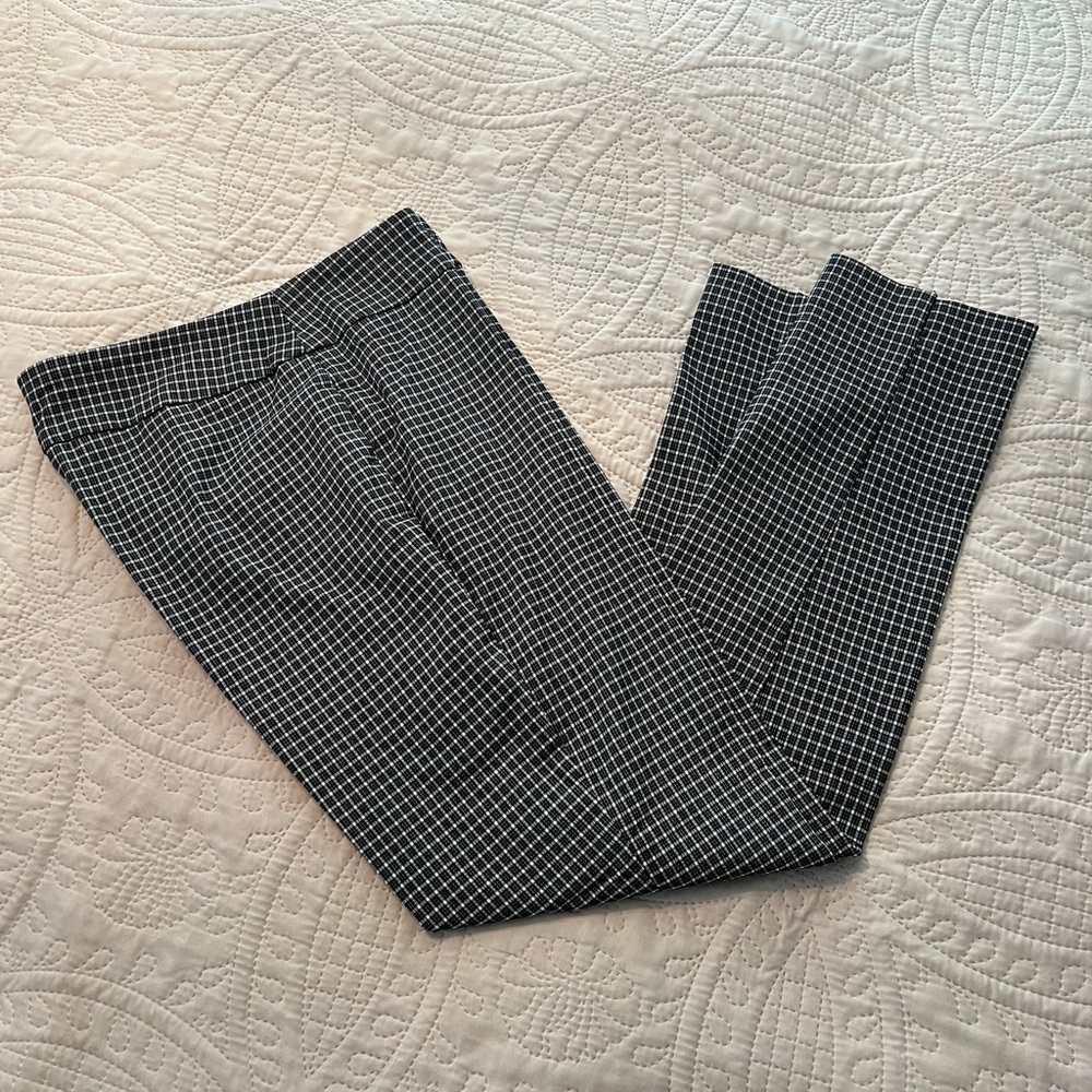 Counterparts Black and White Checkered Capris
